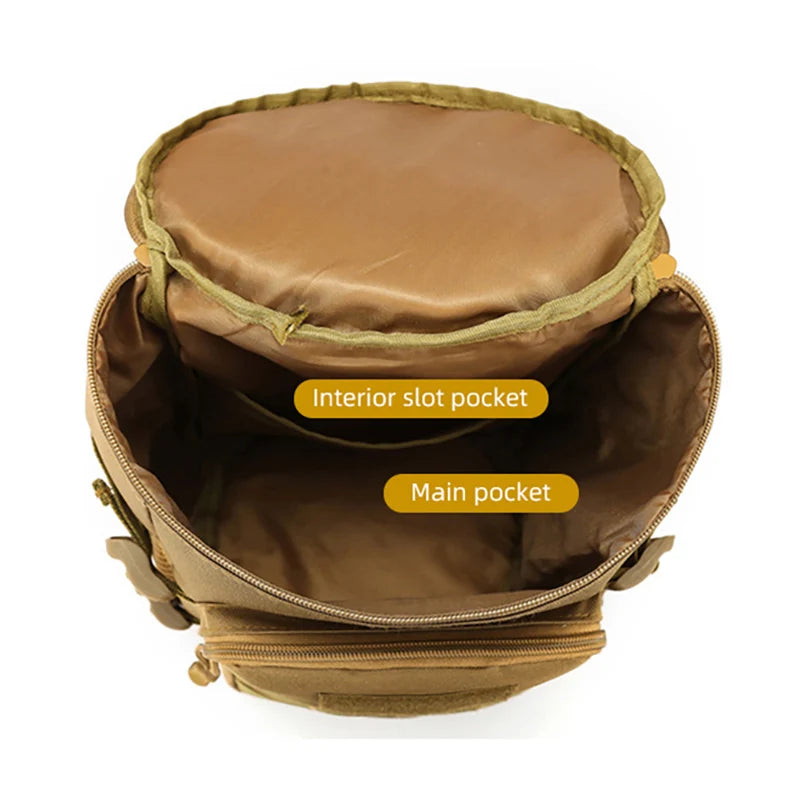 Tactical climbing chest bag oxford multi-pocket lightweight detachable strap - product image