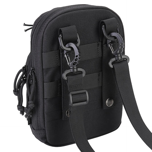 Tactical climbing chest waist bag nylon molle system adjustable shoulder strap - product image