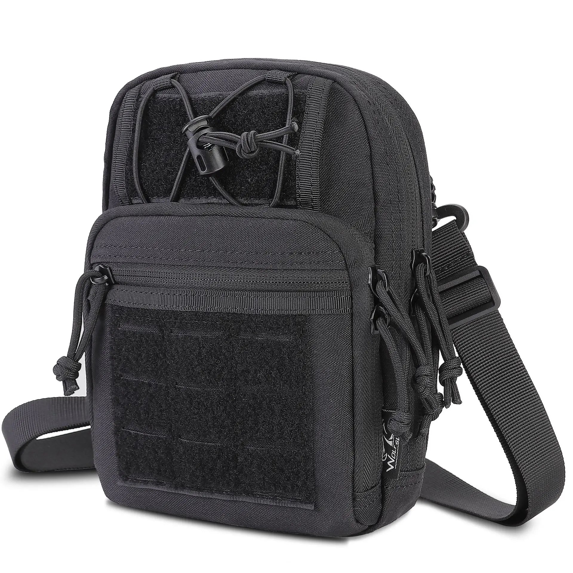 Tactical climbing chest waist bag nylon molle system adjustable shoulder strap - product image