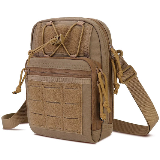 Tactical climbing chest waist bag nylon molle system adjustable shoulder strap - product image