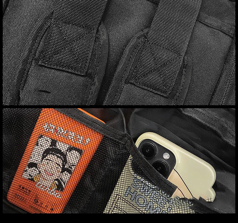 Tactical nylon gym duffel bag with shoe pocket and wet dry separation - product image