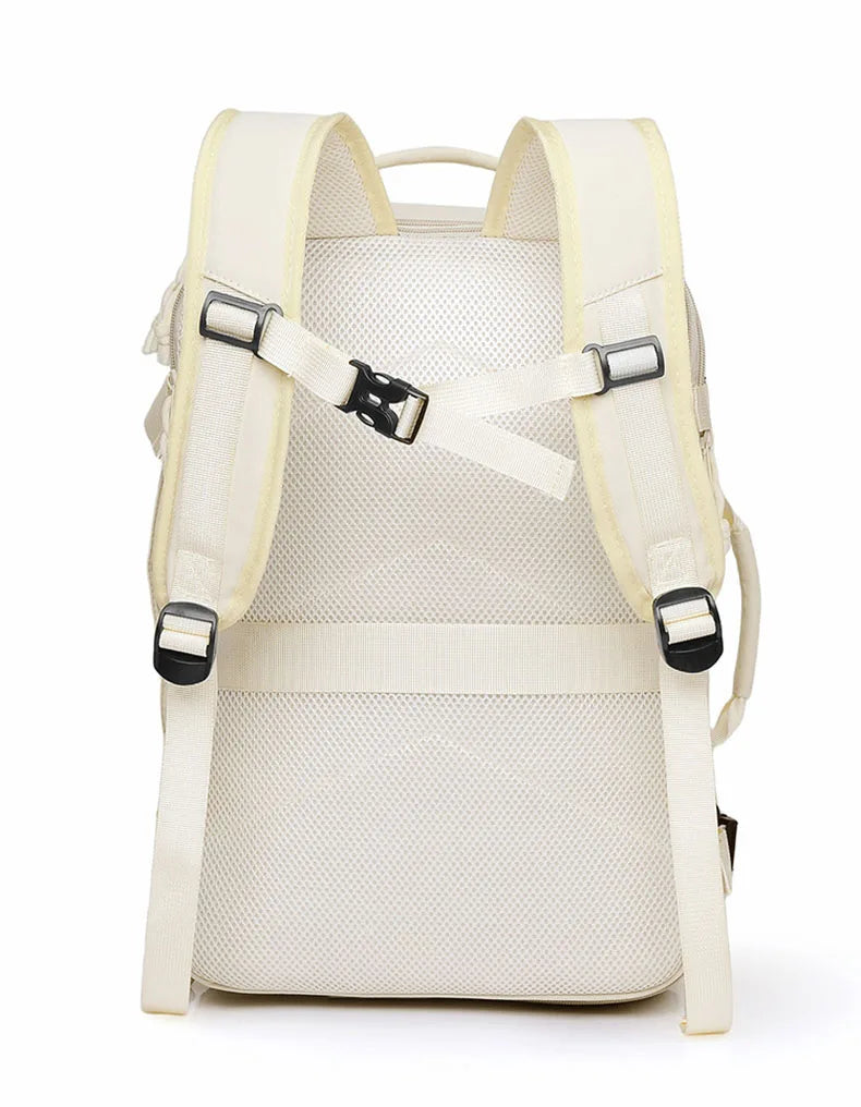 Terylene usb climbing backpack expandable shoe laptop compartments - product image