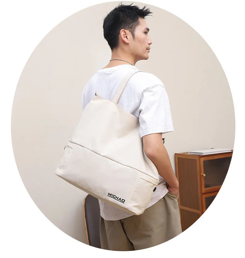 Travel duffle bag with shoes compartment crossbody outdoor camping hiking fitness - product image