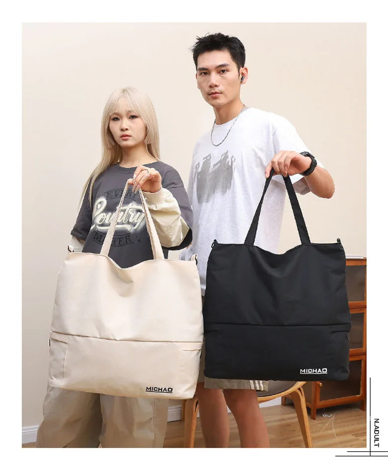 Travel duffle bag with shoes compartment crossbody outdoor camping hiking fitness - product image