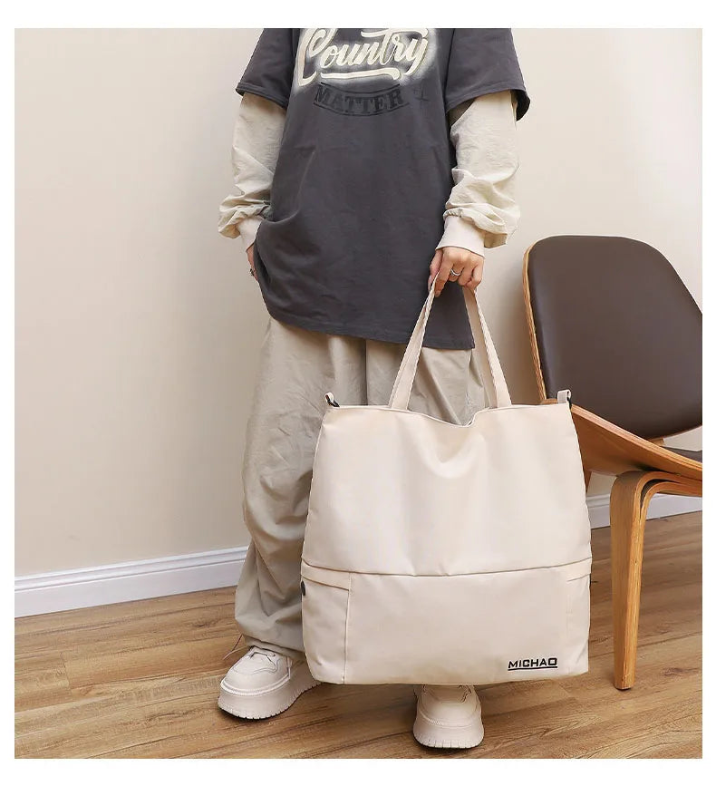 Travel duffle bag with shoes compartment crossbody outdoor camping hiking fitness - product image