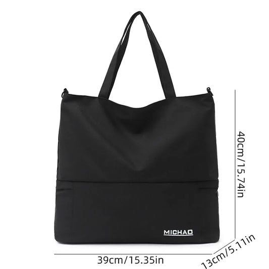 Travel duffle bag with shoes compartment crossbody outdoor camping hiking fitness - product image