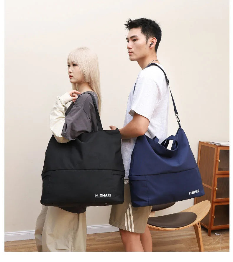 Travel duffle bag with shoes compartment crossbody outdoor camping hiking fitness - product image
