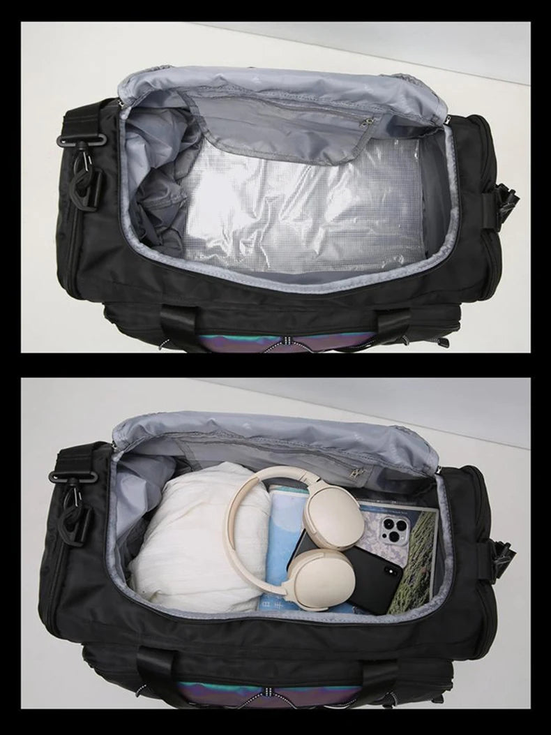 Travel gym bag portable shoulder crossbody chest bag duffle camping hiking - product image
