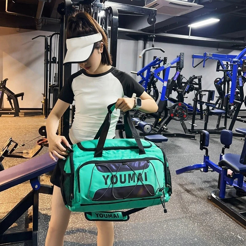 Travel gym bag portable shoulder crossbody chest bag duffle camping hiking - product image
