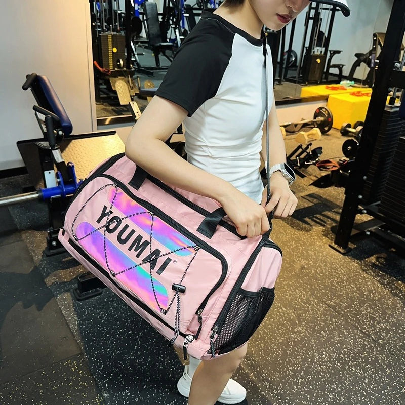 Travel gym bag portable shoulder crossbody chest bag duffle camping hiking - product image