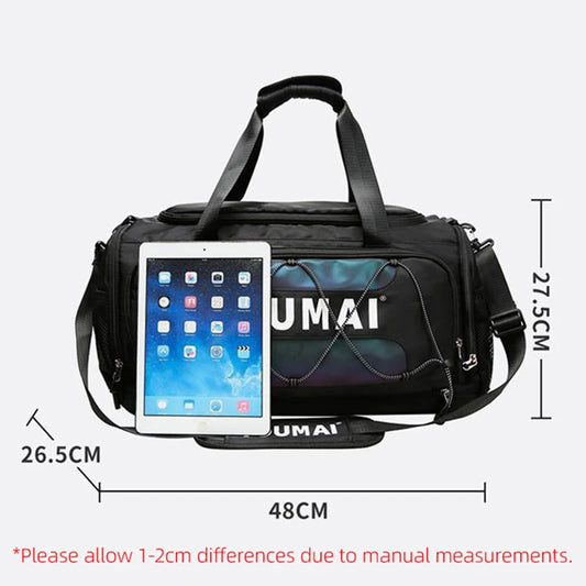Travel gym bag portable shoulder crossbody chest bag duffle camping hiking - product image