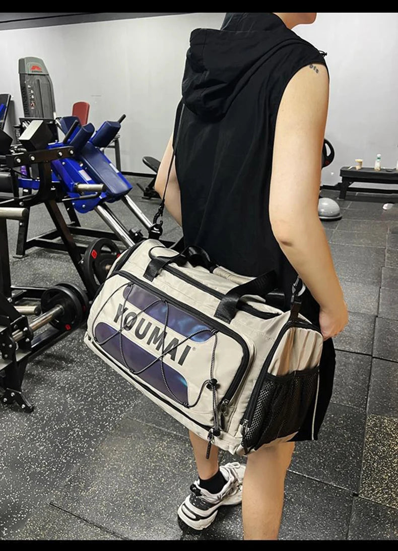 Travel gym bag portable shoulder crossbody chest bag duffle camping hiking - product image