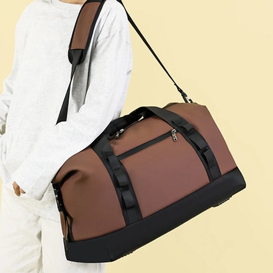 Travel gym duffel bag lightweight shoulder crossbody carry on short camping - product image