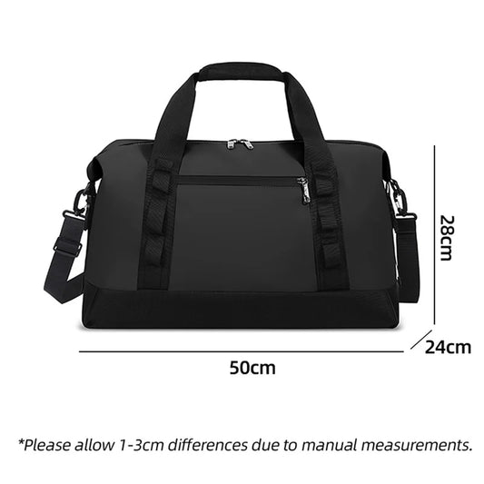 Travel gym duffel bag lightweight shoulder crossbody carry on short camping - product image