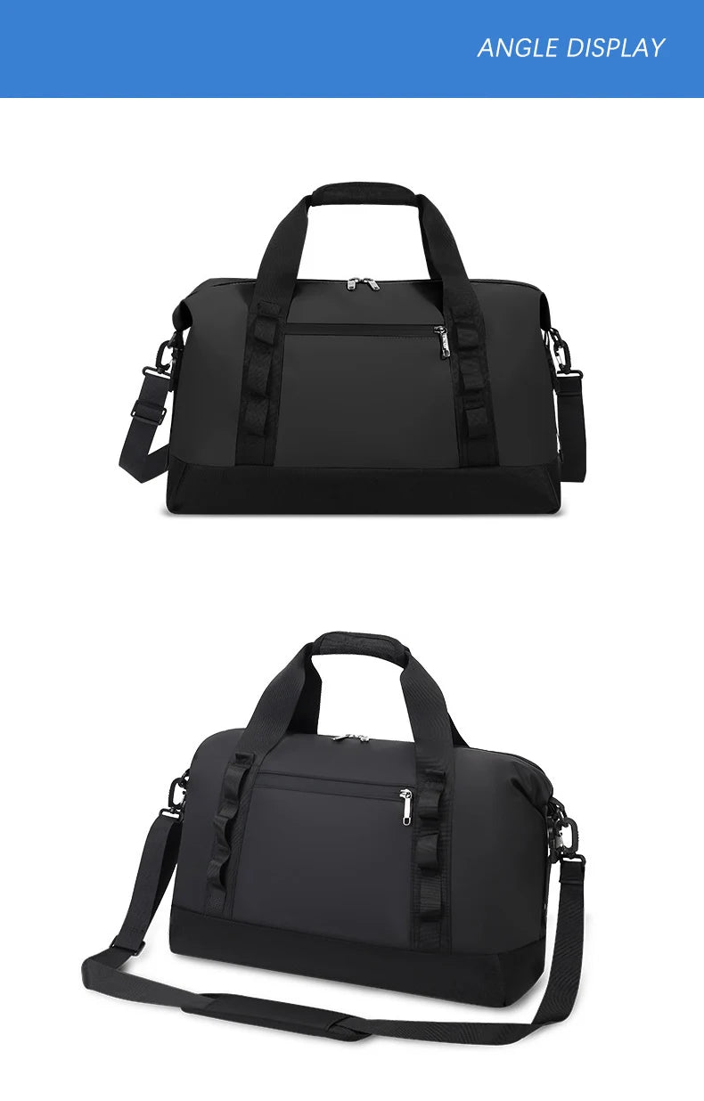 Travel gym duffel bag lightweight shoulder crossbody carry on short camping - product image