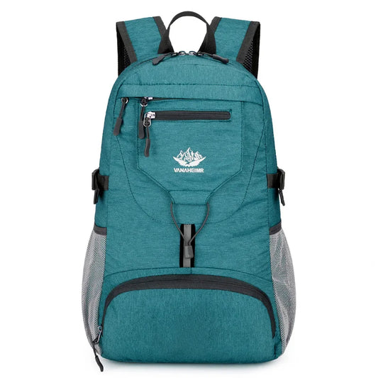 Ultralight foldable nylon camping hiking backpack with multi pockets - product image