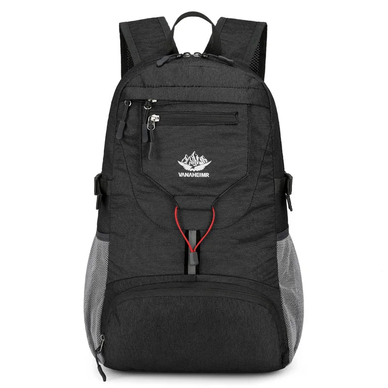 Ultralight foldable nylon camping hiking backpack with multi pockets - product image