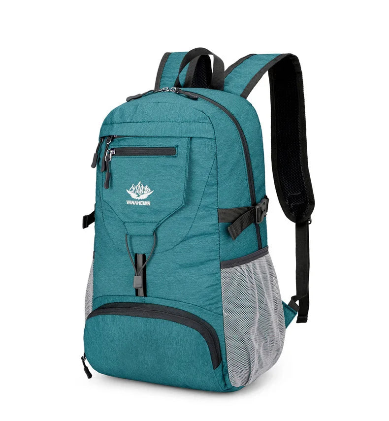 Ultralight foldable nylon camping hiking backpack with multi pockets - product image