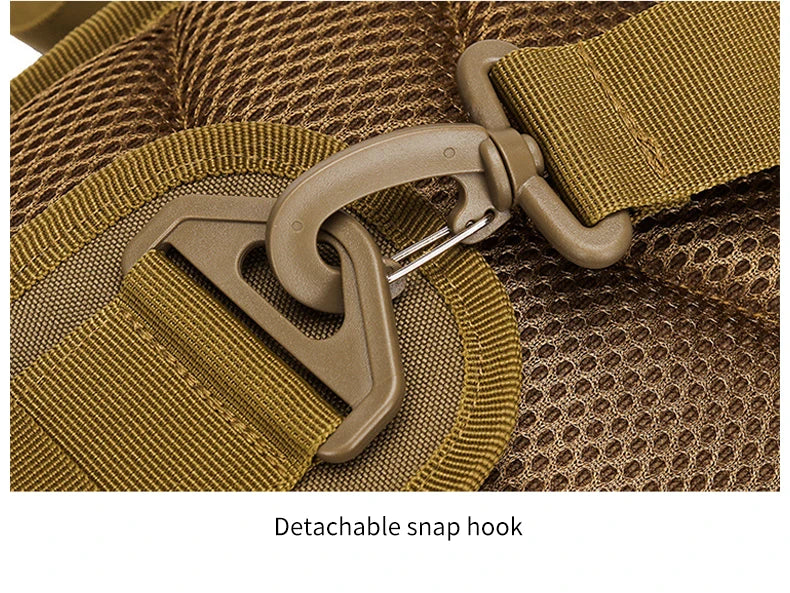 Usb charging nylon chest bag camouflage multi-compartment shoulder sling - product image