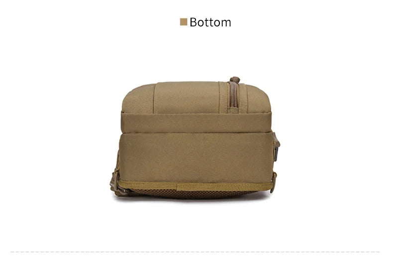 Usb charging nylon chest bag camouflage multi-compartment shoulder sling - product image