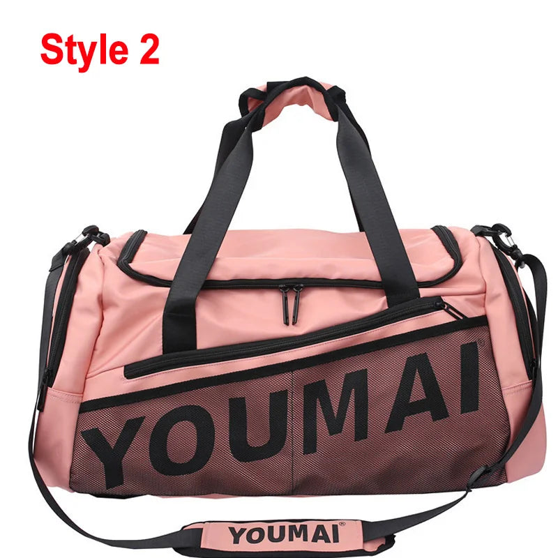 Waterproof gym backpack dry wet outdoor fitness workout large capacity travel bag - product image