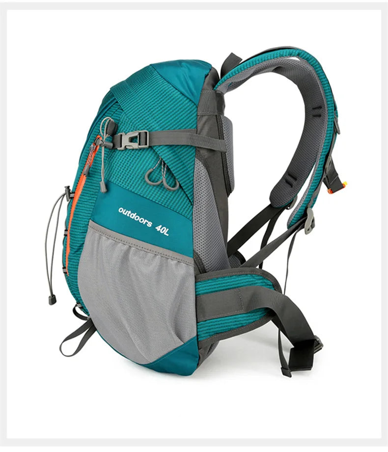Waterproof nylon camping hiking trekking climbing shoulder bag with multi pockets - product image