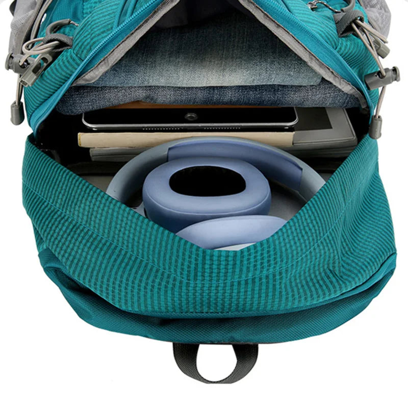 Waterproof nylon camping hiking trekking climbing shoulder bag with multi pockets - product image