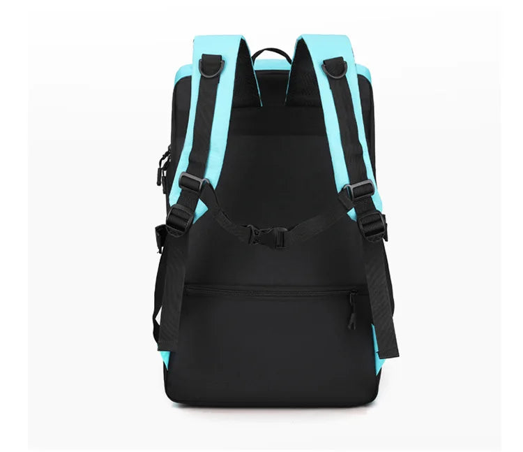 Waterproof nylon fitness sports backpack shoes pocket large capacity multi-compartment - product image