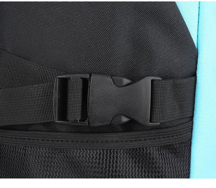 Waterproof nylon fitness sports backpack shoes pocket large capacity multi-compartment - product image