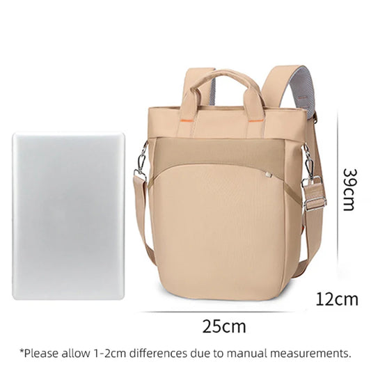 Waterproof nylon gym backpack with laptop compartment and side pockets - product image