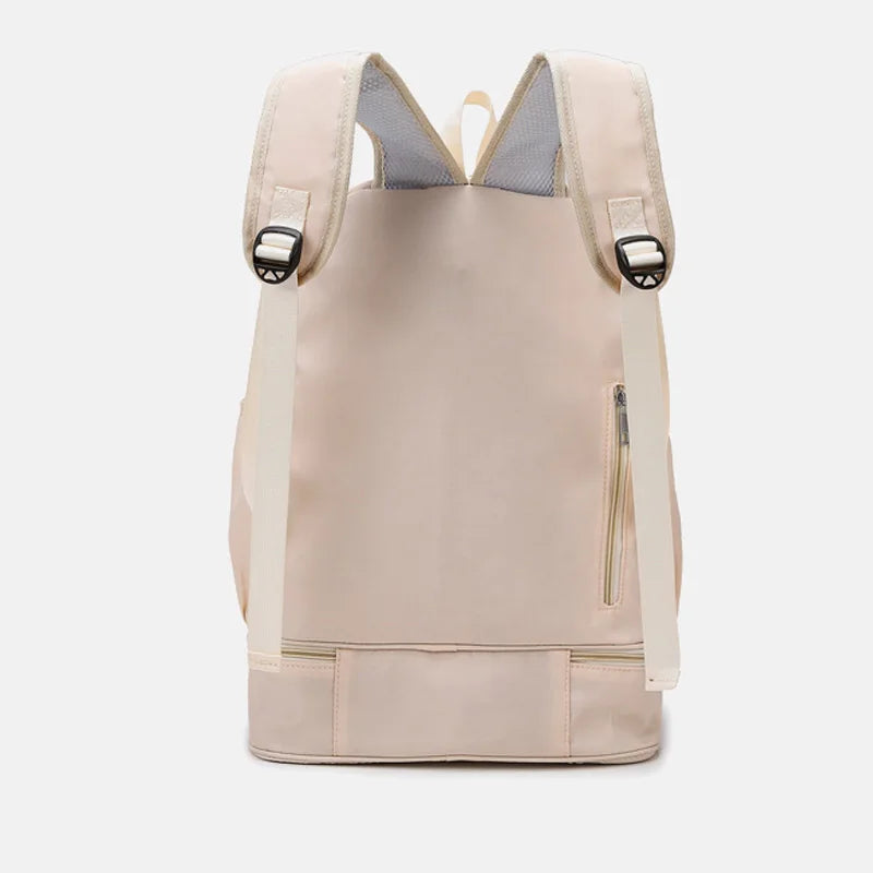 Waterproof nylon gym backpack with shoes pocket and dry wet separation - product image