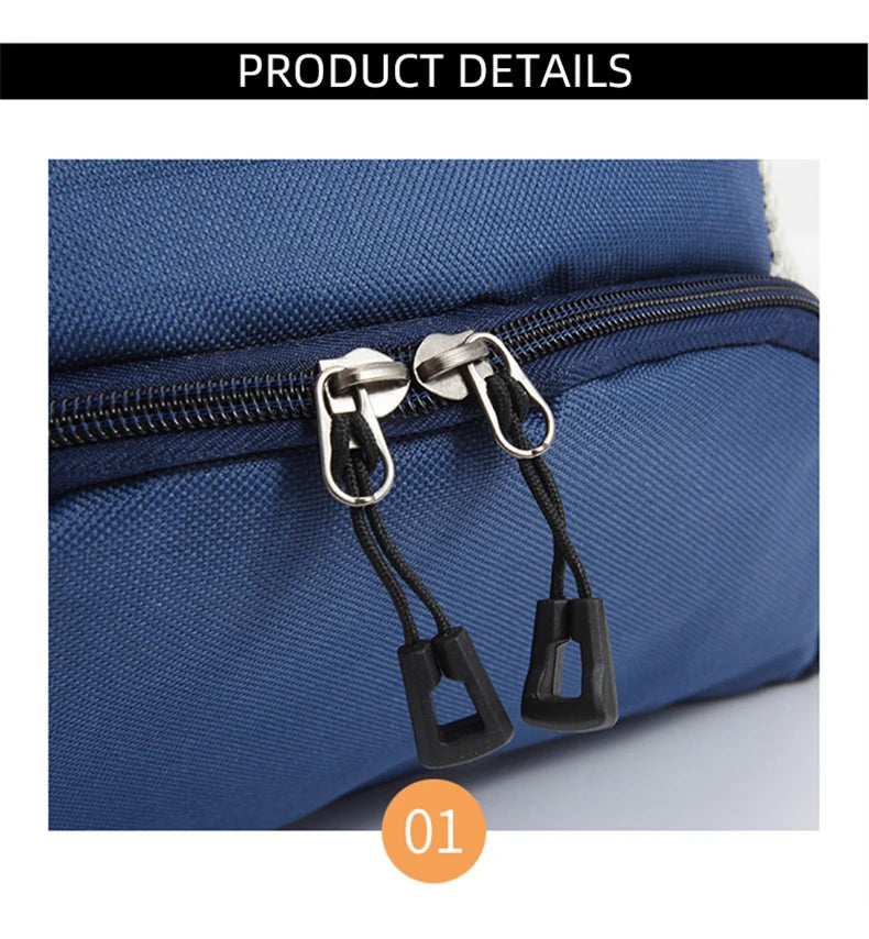 Waterproof nylon lightweight gym fitness backpack with shoes pocket and mesh straps - product image