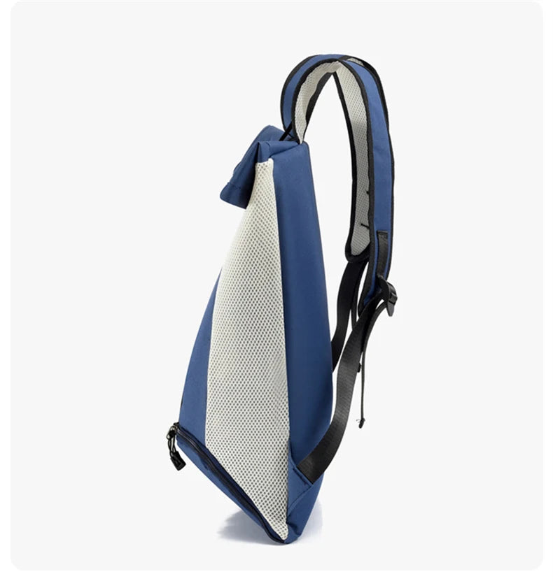 Waterproof nylon lightweight gym fitness backpack with shoes pocket and mesh straps - product image