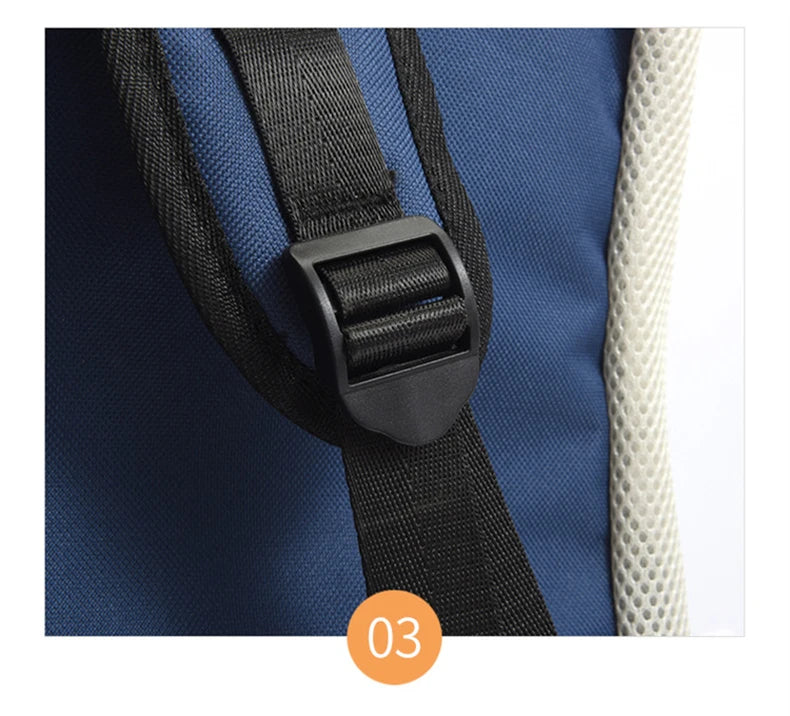 Waterproof nylon lightweight gym fitness backpack with shoes pocket and mesh straps - product image