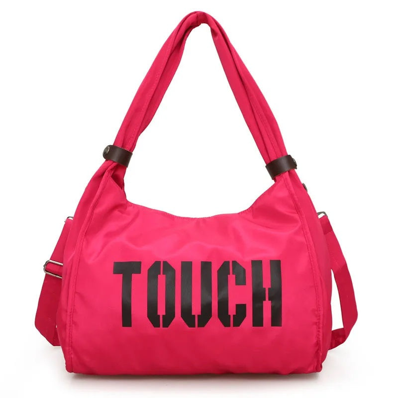 Waterproof nylon mummy gym bag for women with multiple carry options - product image
