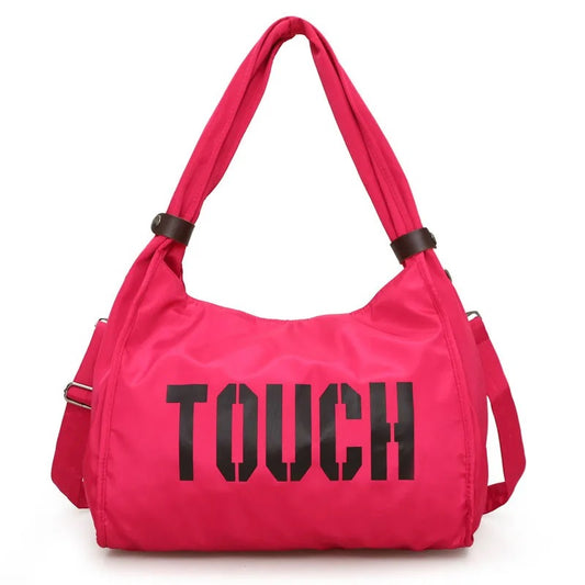 Waterproof nylon mummy gym bag for women with multiple carry options - product image