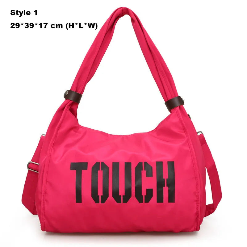 Waterproof nylon mummy gym bag for women with multiple carry options - product image