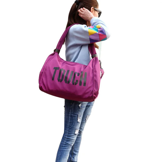 Waterproof nylon mummy gym bag for women with multiple carry options - product image
