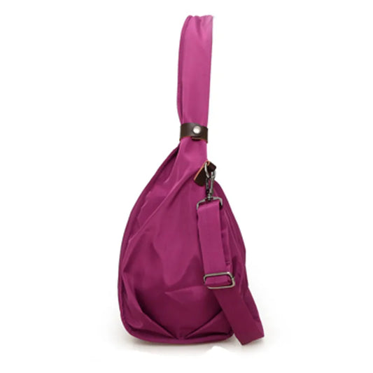 Waterproof nylon mummy gym bag for women with multiple carry options - product image