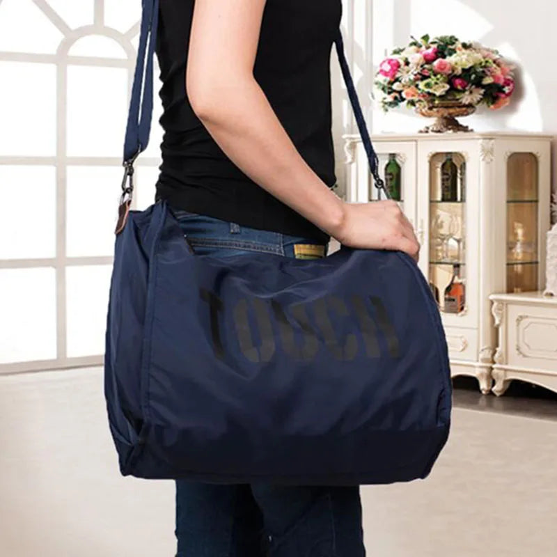 Waterproof nylon mummy gym bag for women with multiple carry options - product image