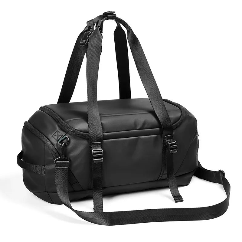 Waterproof nylon oxford multifunctional gym fitness backpack with shoes compartment - product image