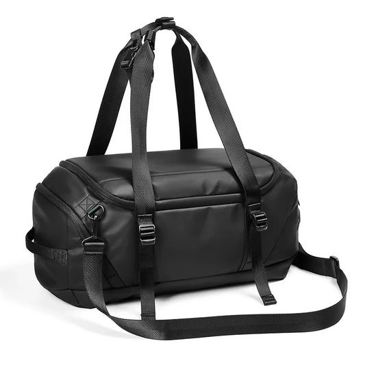 Waterproof nylon oxford multifunctional gym fitness backpack with shoes compartment - product image