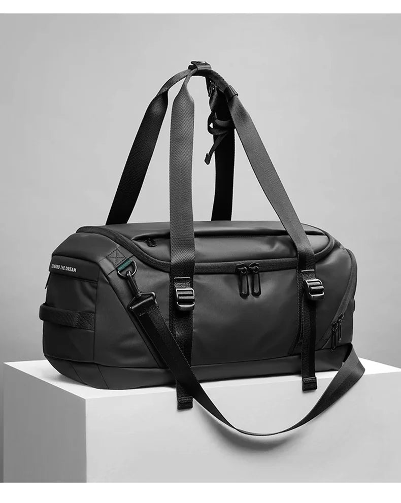 Waterproof nylon oxford multifunctional gym fitness backpack with shoes compartment - product image