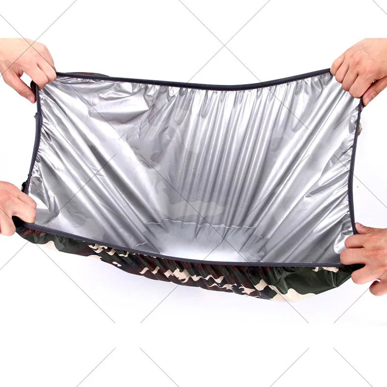 Waterproof nylon rain cover for backpacks adjustable elastic 30l-120l - product image