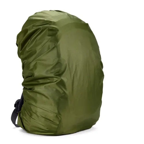 Waterproof nylon rain cover for backpacks adjustable elastic 30l-120l - product image