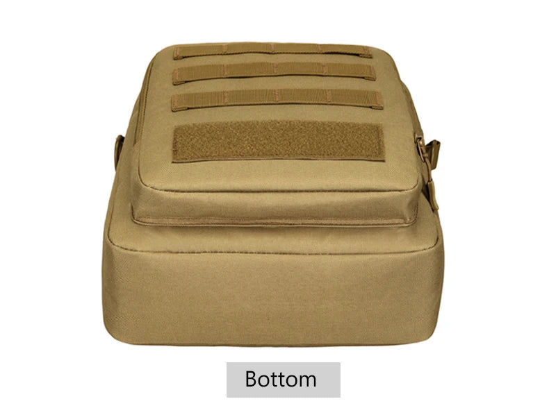 Waterproof nylon tactical sling shoulder bag with molle system - product image