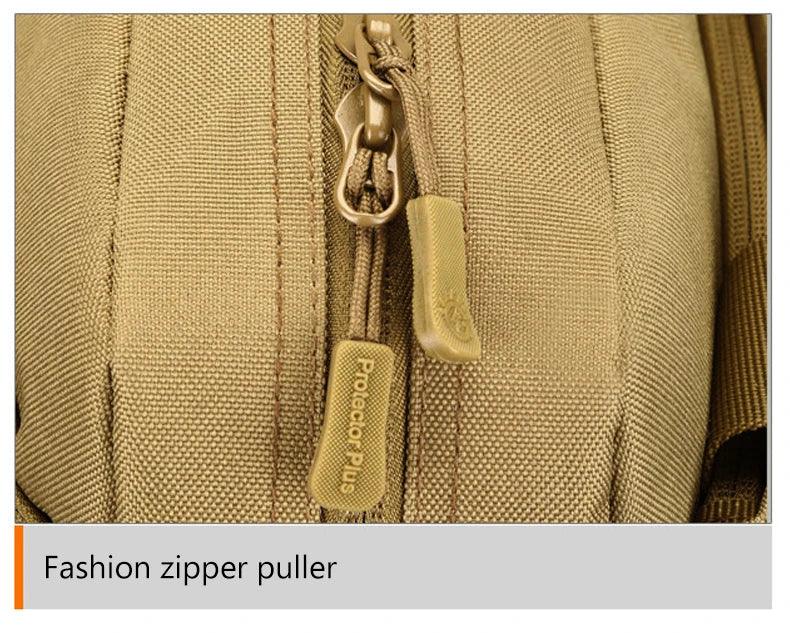 Waterproof nylon tactical sling shoulder bag with molle system - product image