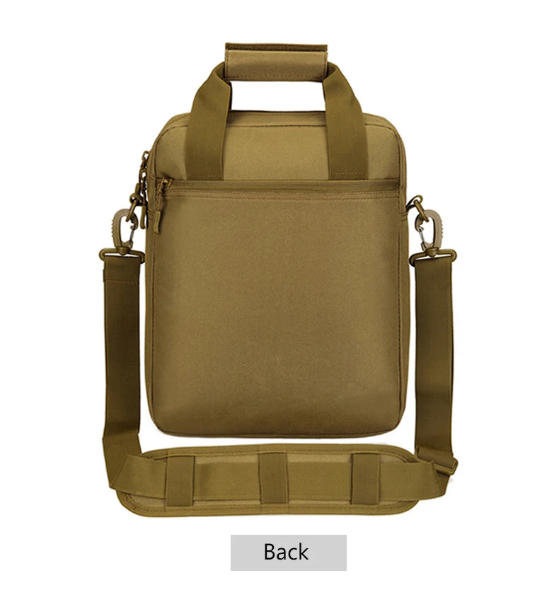 Waterproof nylon tactical sling shoulder bag with molle system - product image