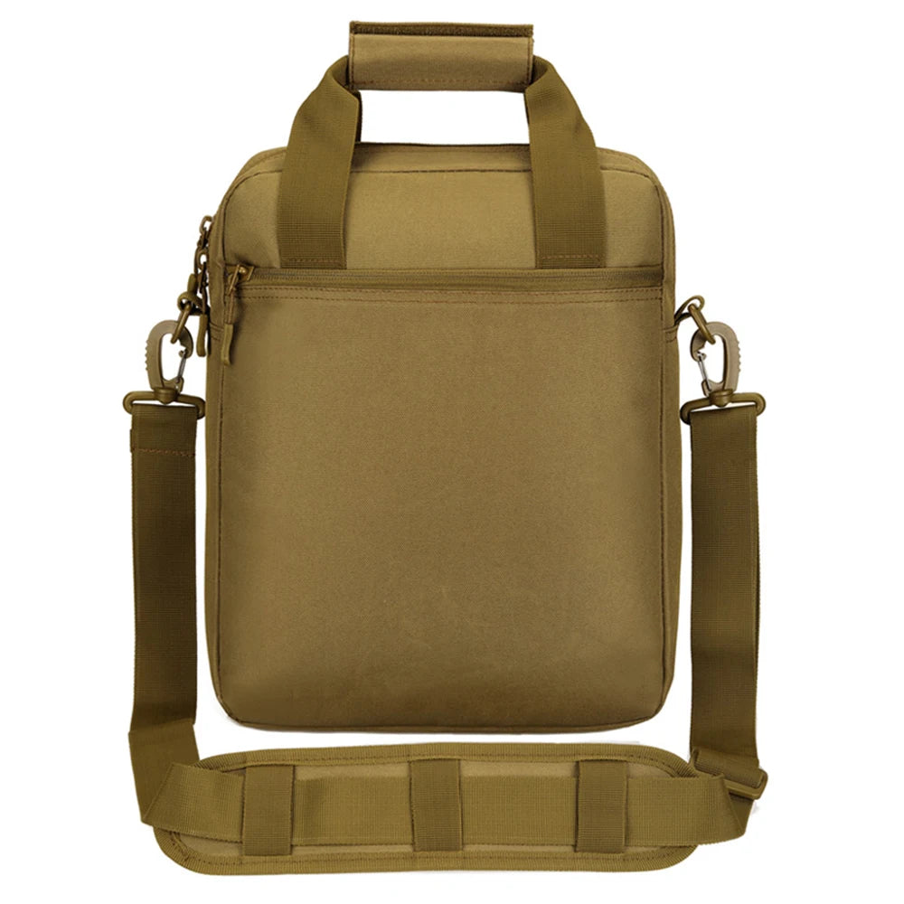 Waterproof nylon tactical sling shoulder bag with molle system - product image