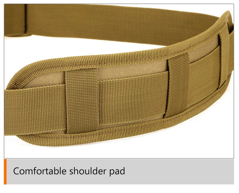 Waterproof nylon tactical sling shoulder bag with molle system - product image